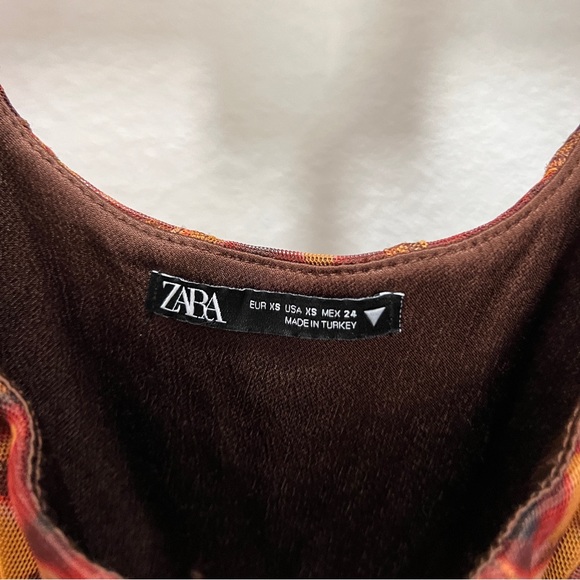 ZARA 2 Piece Blogger Fave Matching Tulle Mesh Corset Crop Top & Skirt Set - Picture 6 of 9